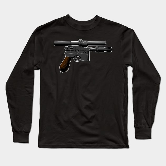 DL-44 Blaster Long Sleeve T-Shirt by SimonBreeze